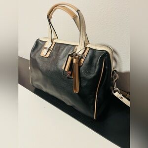 COACH Leather Taylor Spectator Crossbody Satchel Timeless